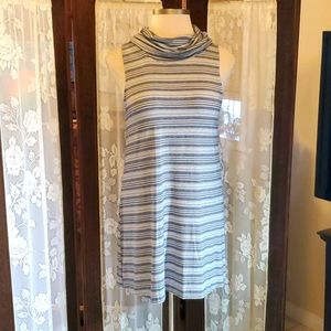 Black & White Sleeveless Dress